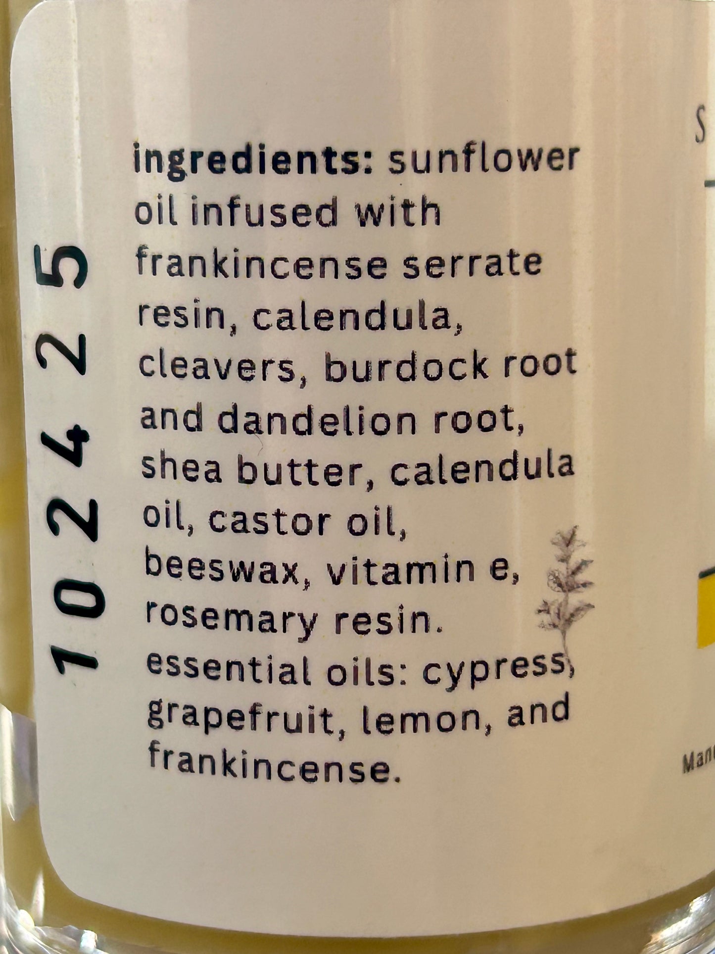 Saffron + Sage Lymphatic Support Balm Stick