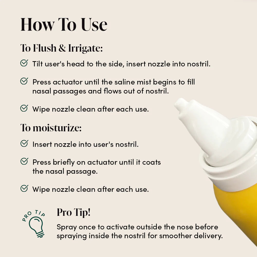 BEEKEEPERS NATURAL - Kids Saline Nasal Mist - 3 fl oz