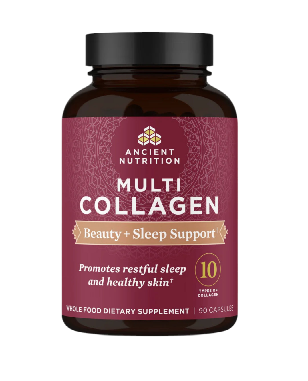 ANCIENT NUTRITION - Multi Collagen - Beauty + Sleep Support - 90 Capsules