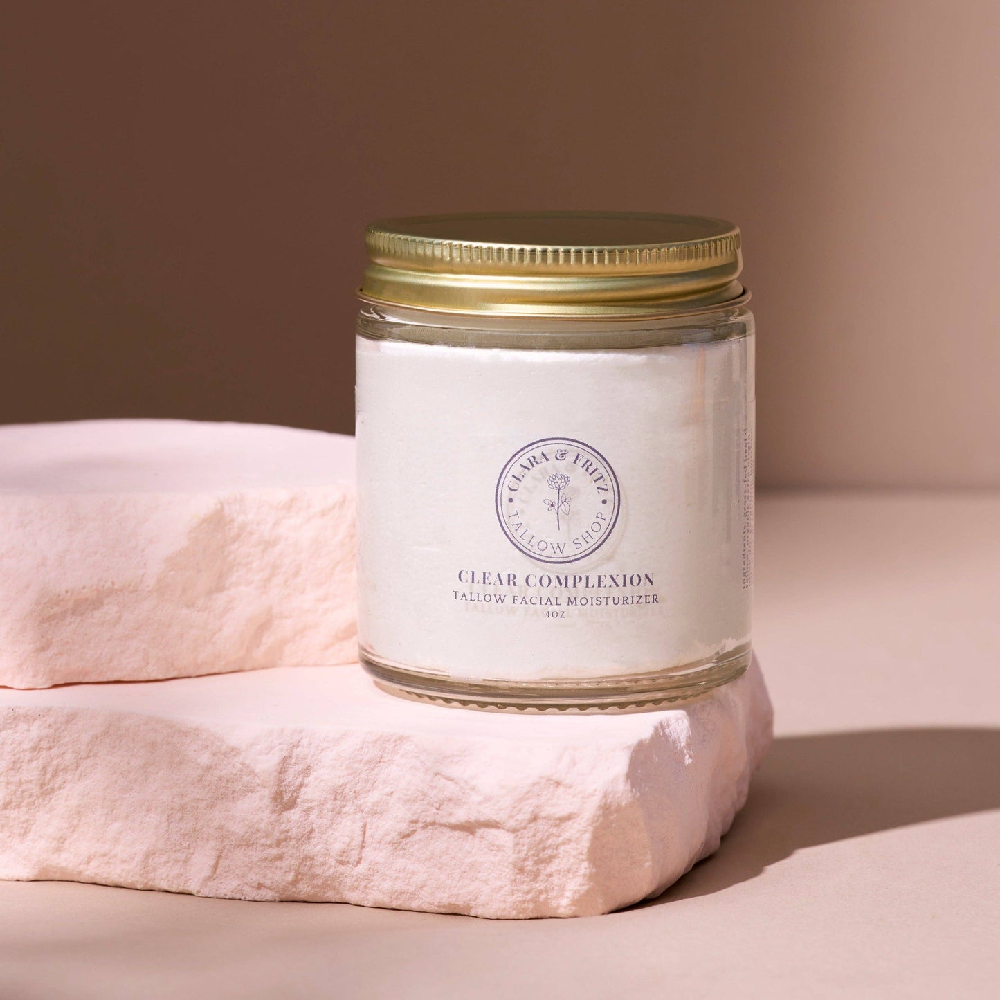 Clara & Fritz - Clear Complexion Whipped Tallow Facial Moisturizer: 2 fl oz