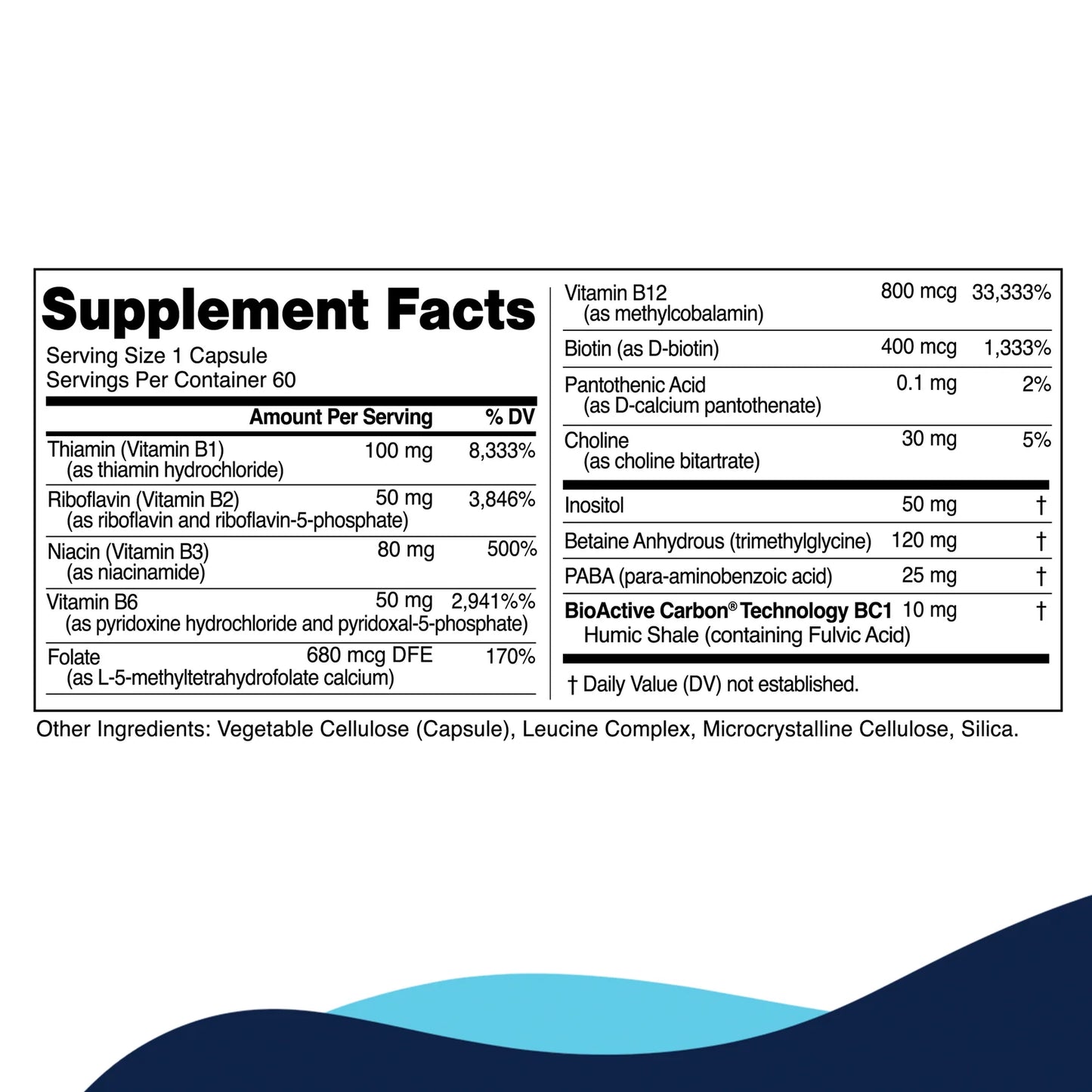 CELLCORE - Methyl-B Complex - 60 capsules