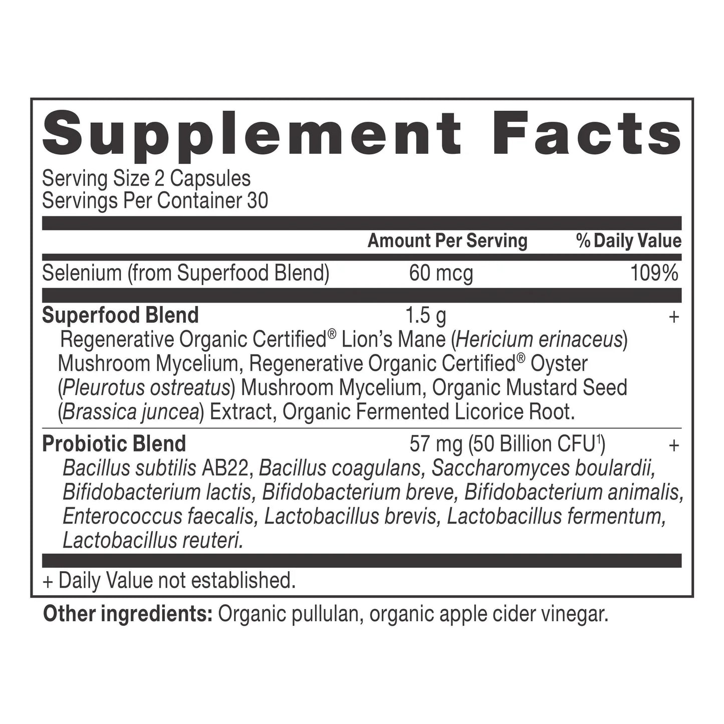 ANCIENT NUTRITION - Gut Recovery Probiotics - 60 Capsules