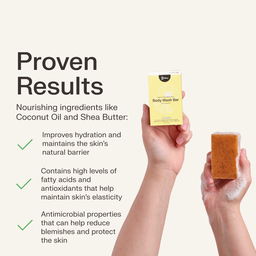 The Earthling Co. - Body Wash Bar | Natural & Hydrating : Black Lava Salt