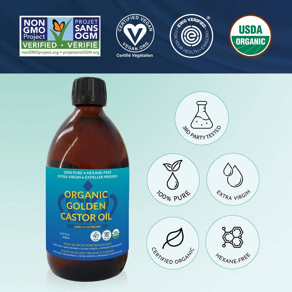 Queen of the Thrones - Organic Castor Oil 16.9oz