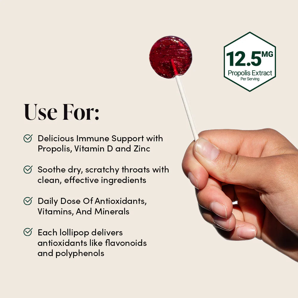 BEEKEEPERS NATURAL - Kids Throat Soothing Pops - 15 ct