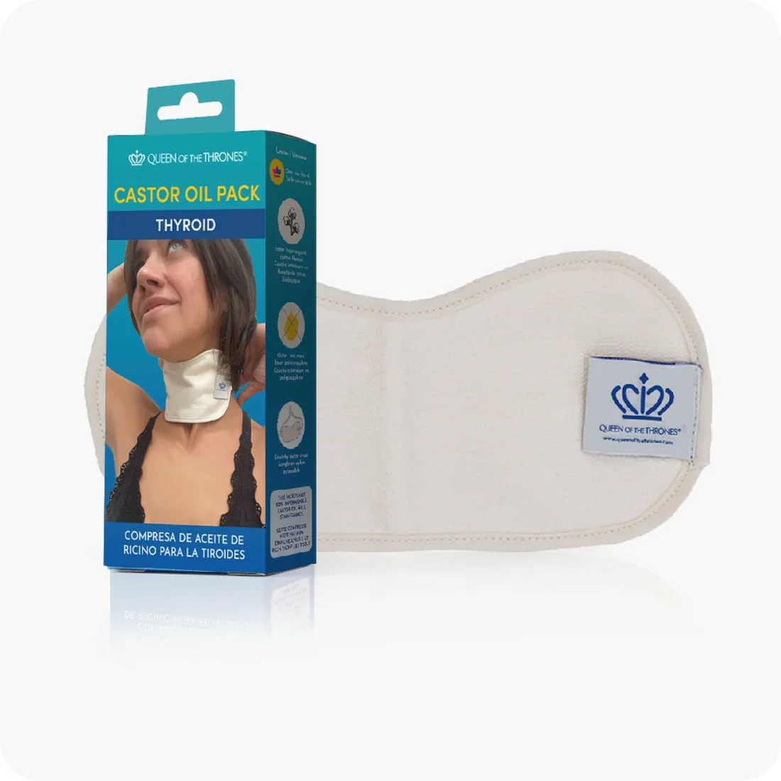 Queen of the Thrones - Castor Oil Pack - Thyroid