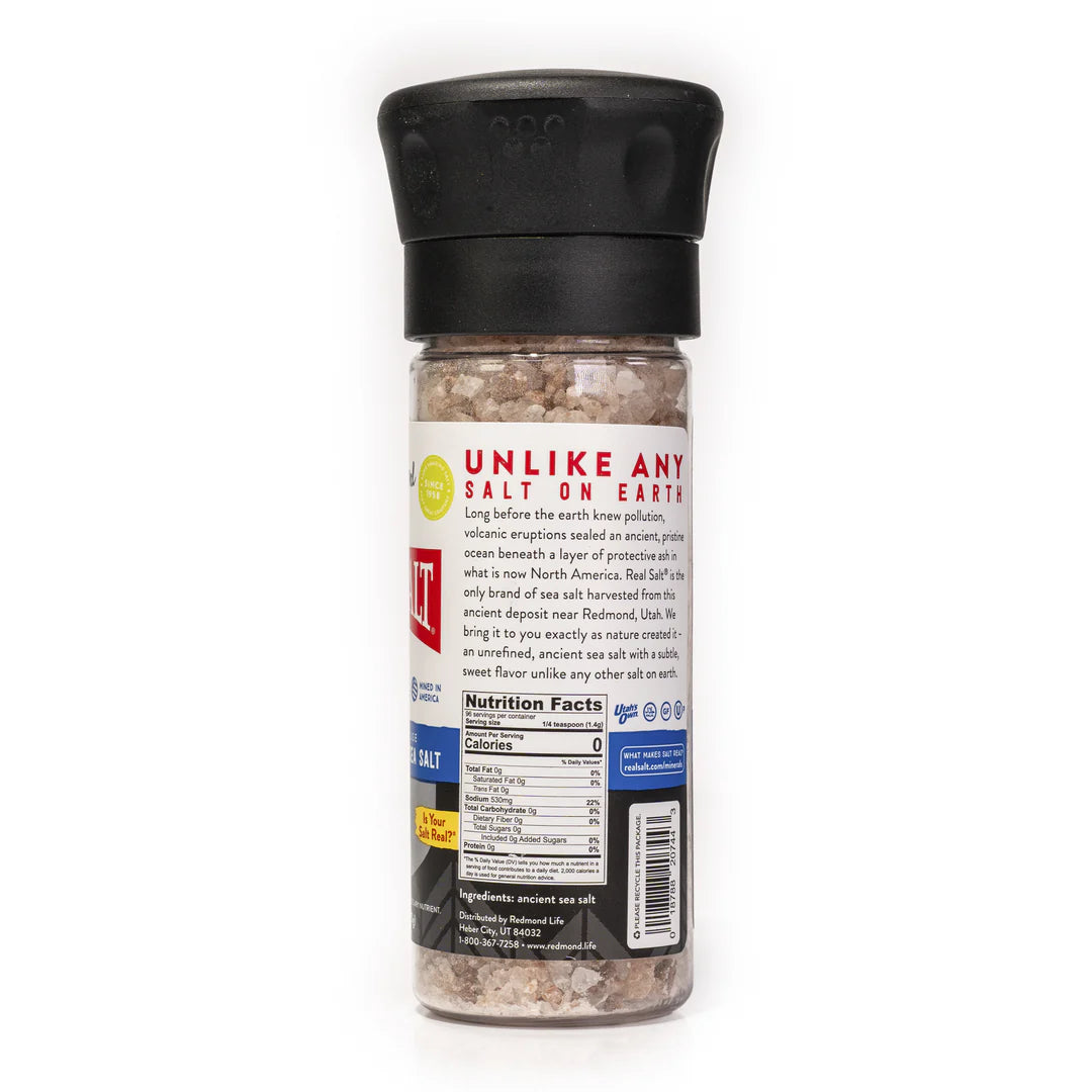 REDMOND Real Salt - Coarse - Salt - Refillable Grinder - 4.75oz