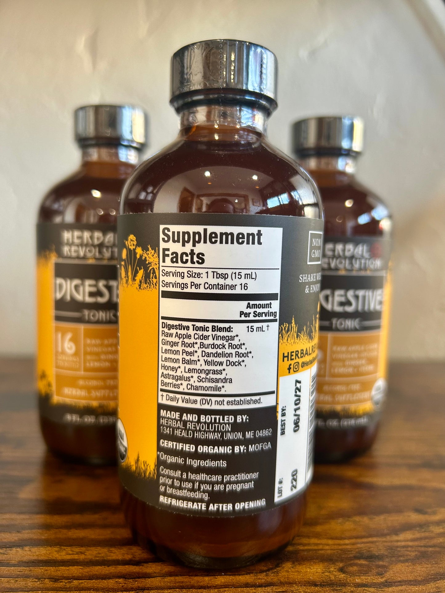 Herbal Revolution - Digestive Tonic: Digestion + Detox Support 8oZ