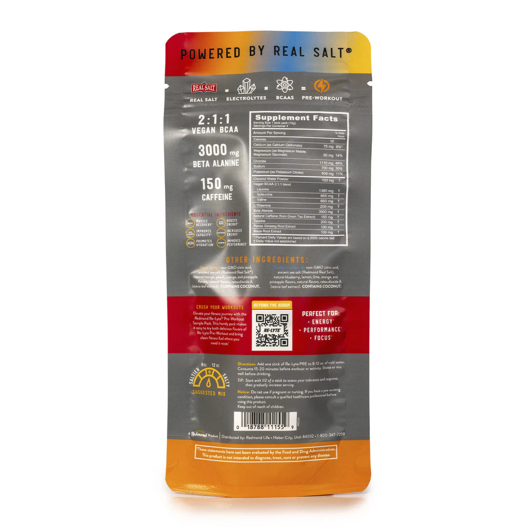 RE-LYTE Pre-Workout - Sample Pack - 4 count