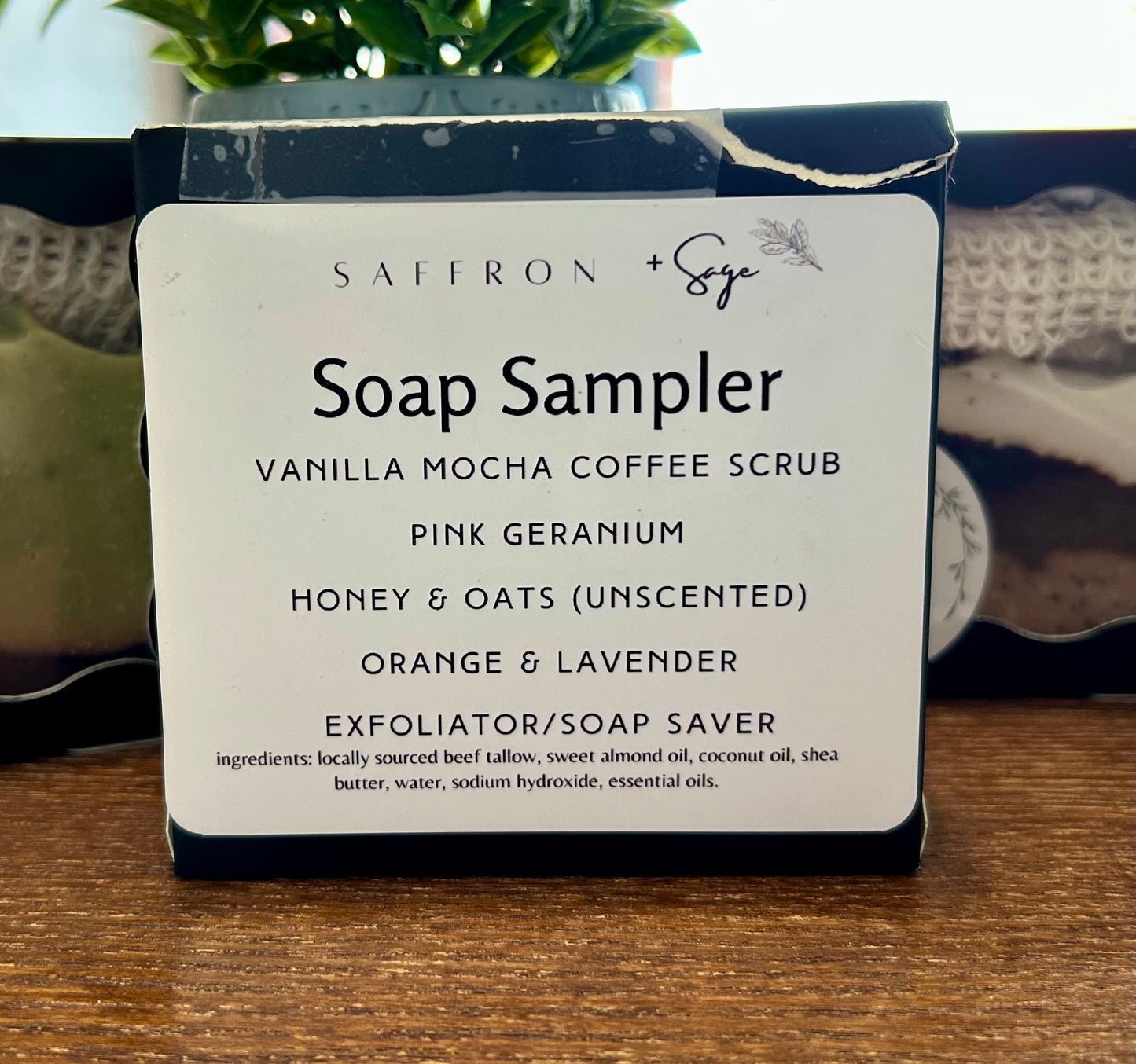 Saffron & Sage - Soap Sampler 5 piece set