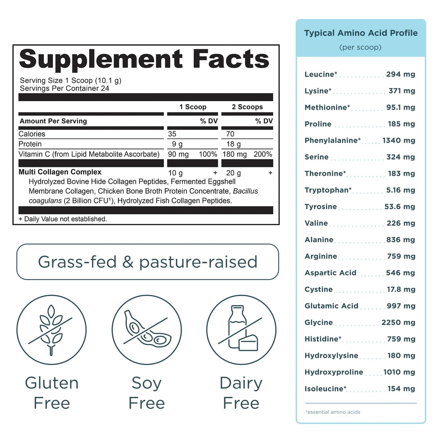ANCIENT NUTRITION- Multi Collagen Protein - Powder - 24 servings