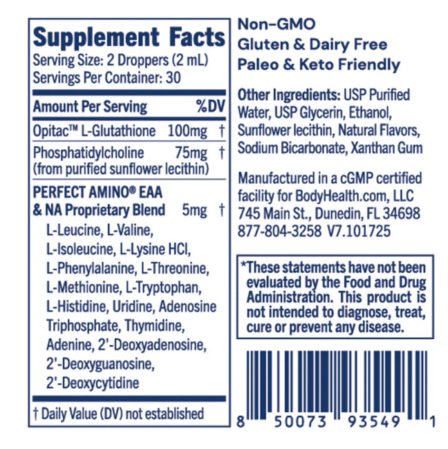 BodyHealth - Liposomal Glutathione Drops