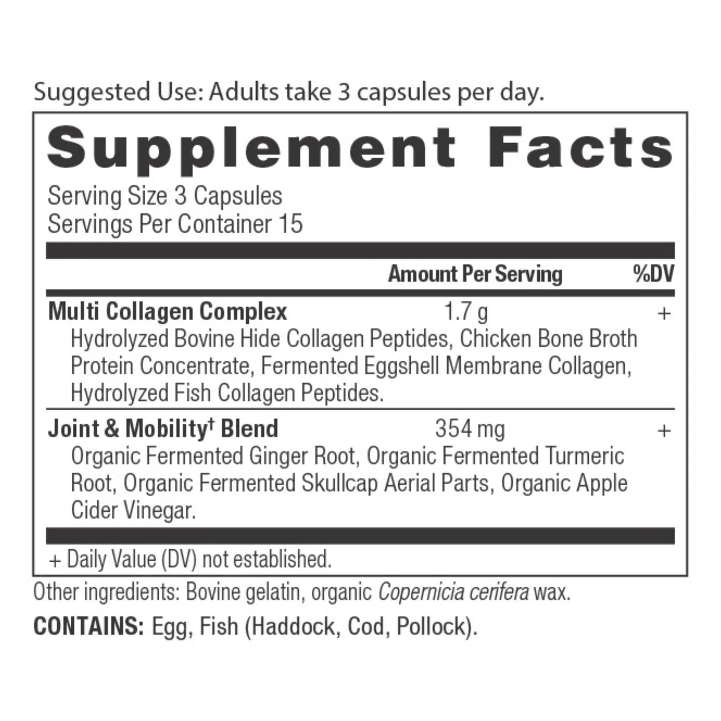 ANCIENT NUTRITION - Multi Collagen - Joint + Mobility - 45 Capsules