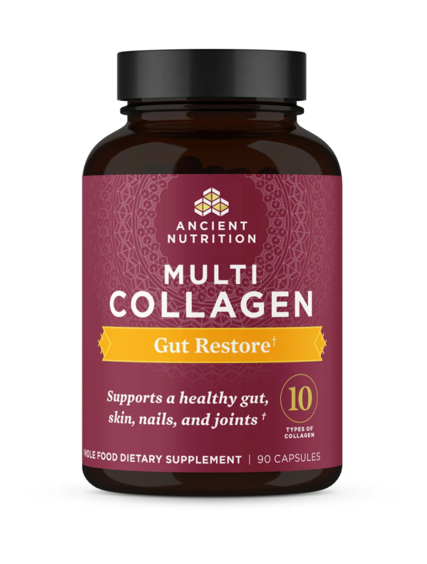 ANCIENT NUTRITION - Multi Collagen - Gut Restore - 90 Capsules