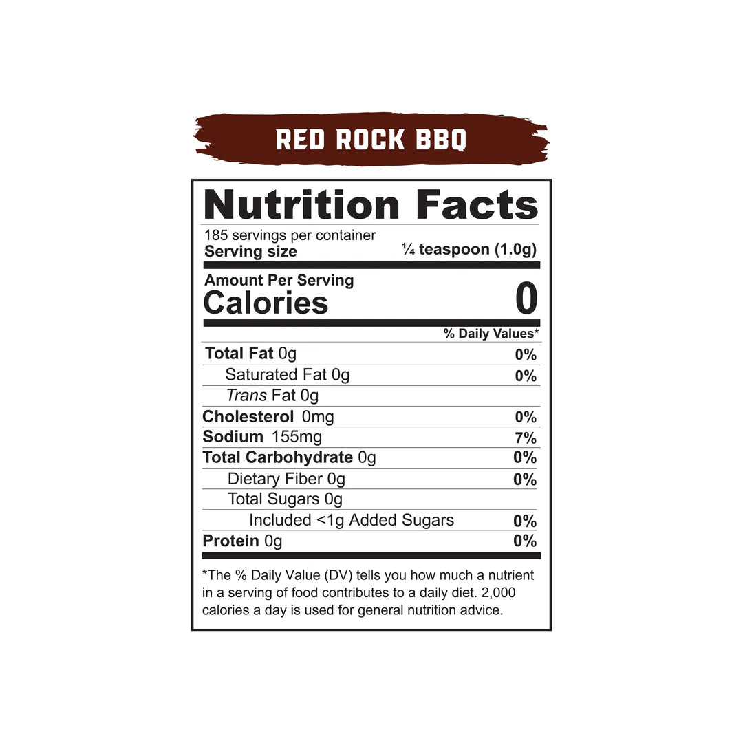 REDMOND REAL SALT - Red Rock BBQ - Seasoning - 6.55oz
