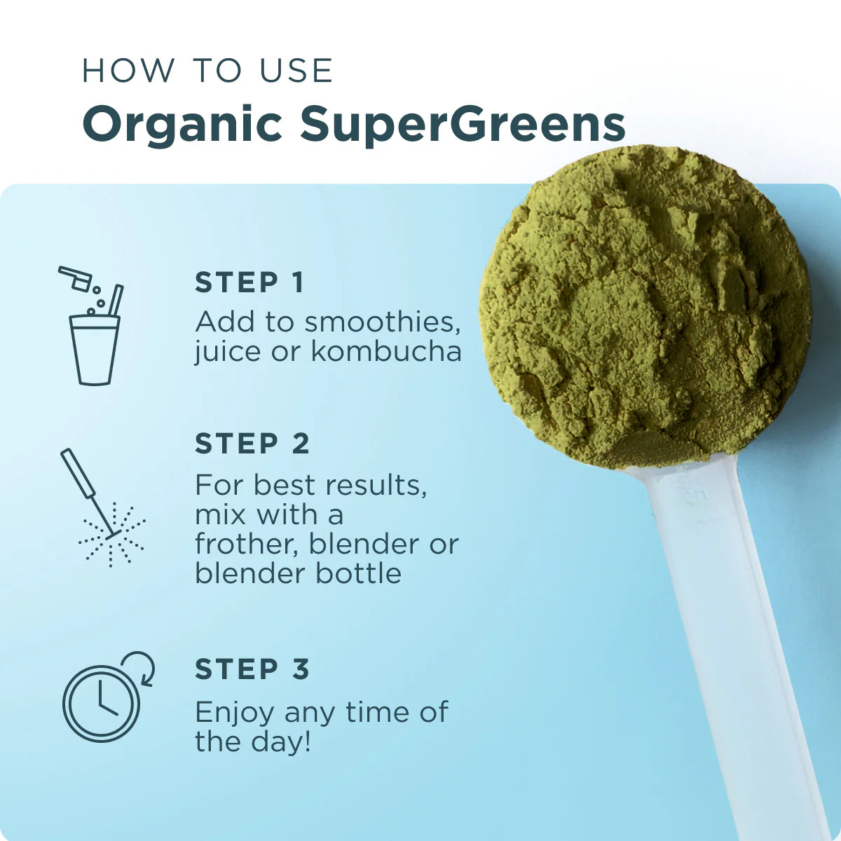 ANCIENT NUTRITION - Organic Super Greens Powder - Mint - 7.23oz