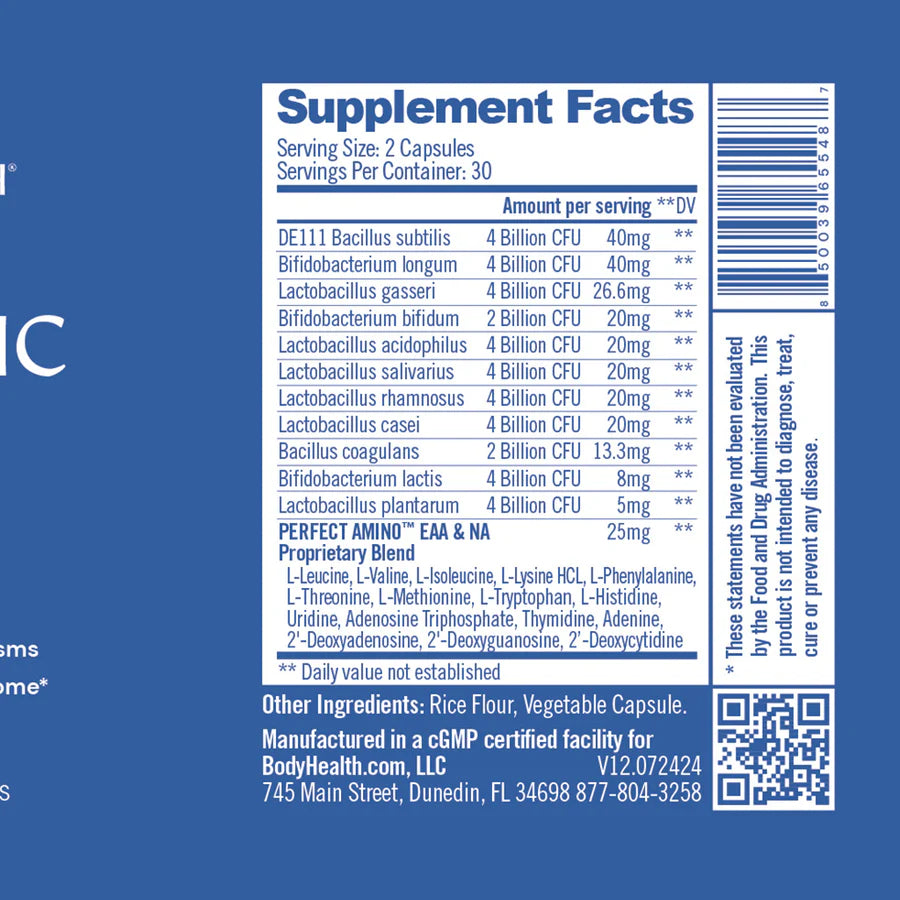 BODYHEALTH - Probiotic - 60 Capsules