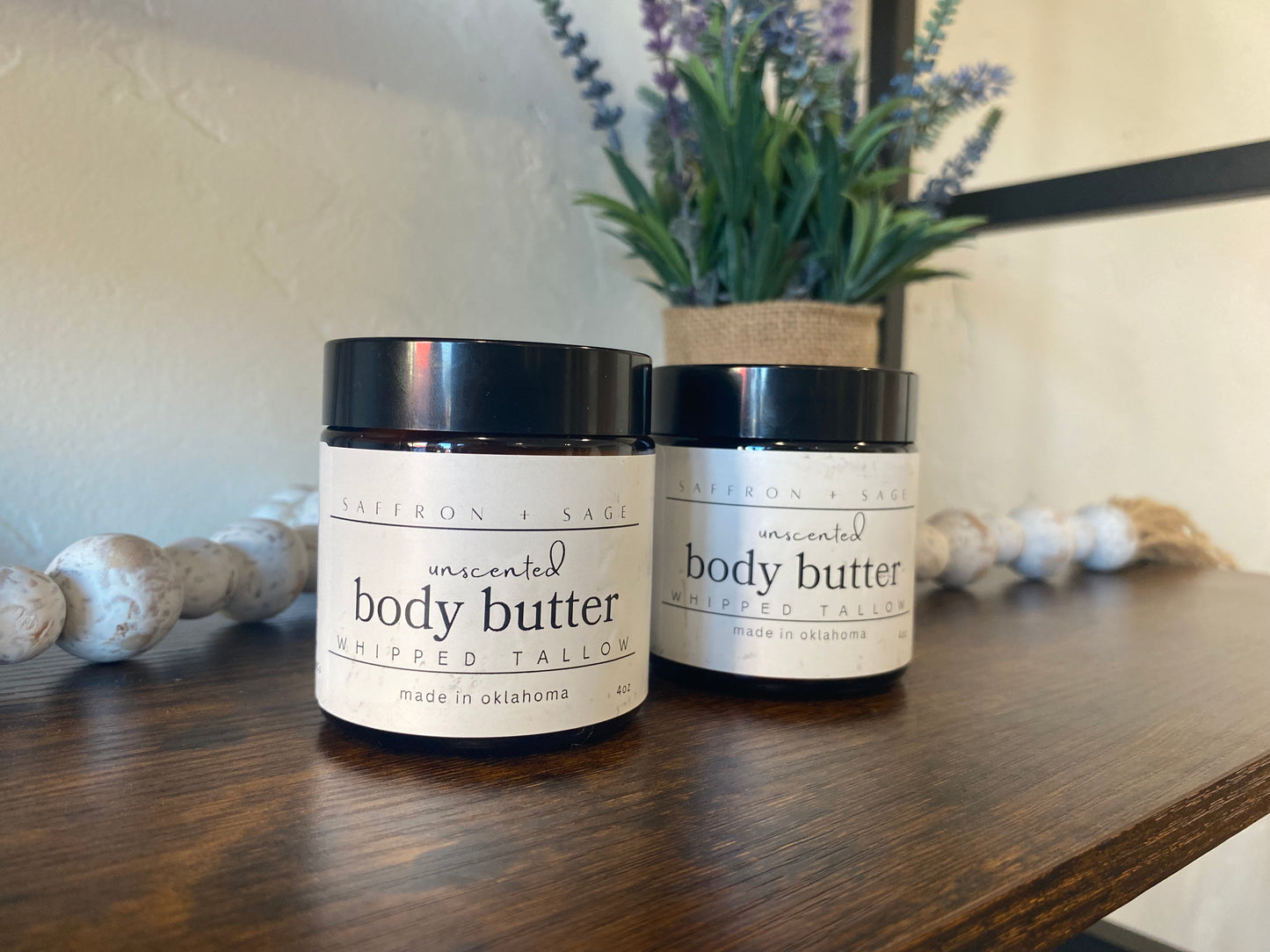 Saffron & Sage Whipped Tallow Body Butter