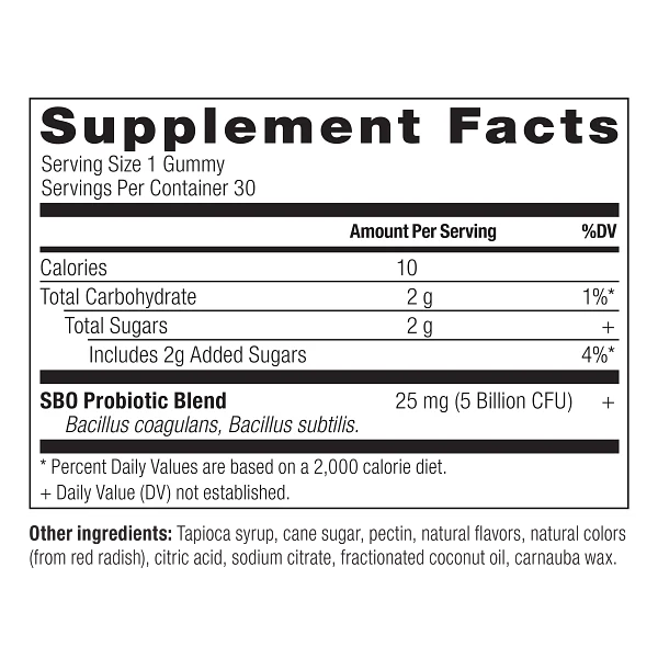 ANCIENT NUTRITION - SBO Probiotics - Kids Gummies - 30 gummies