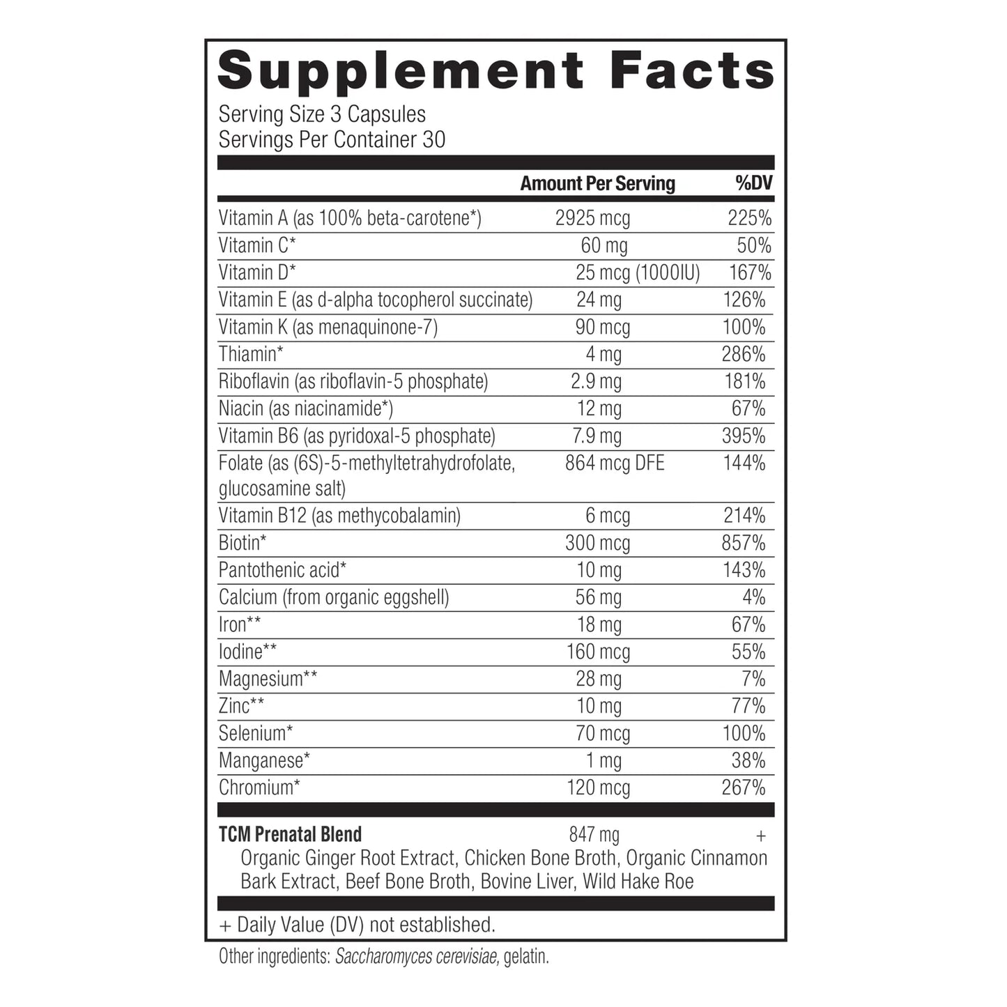 ANCIENT NUTRITION - Prenatal Multi - 90 Capsules