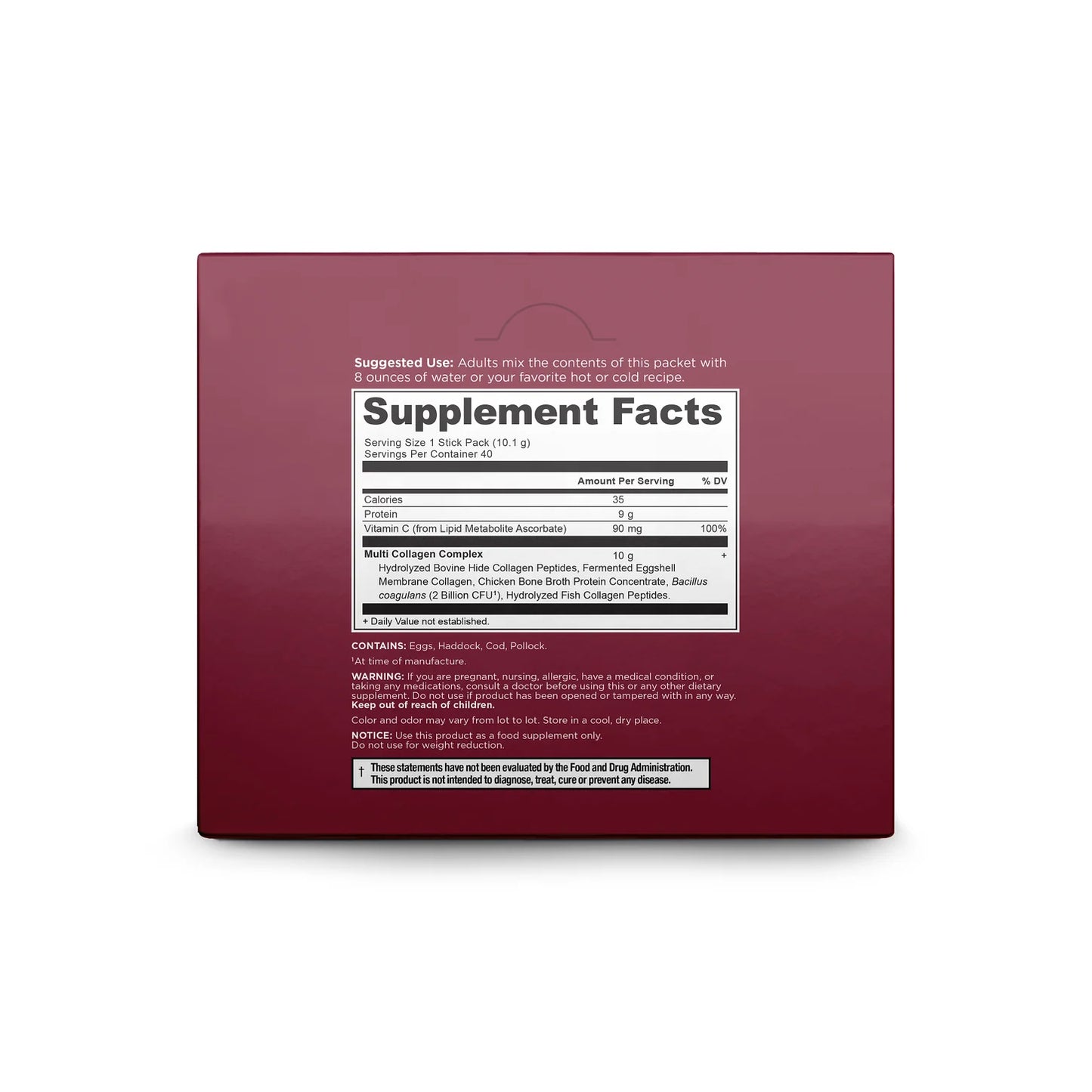 ANCIENT NUTRITION - Multi Collagen Protein - 40 Single Stick Packs