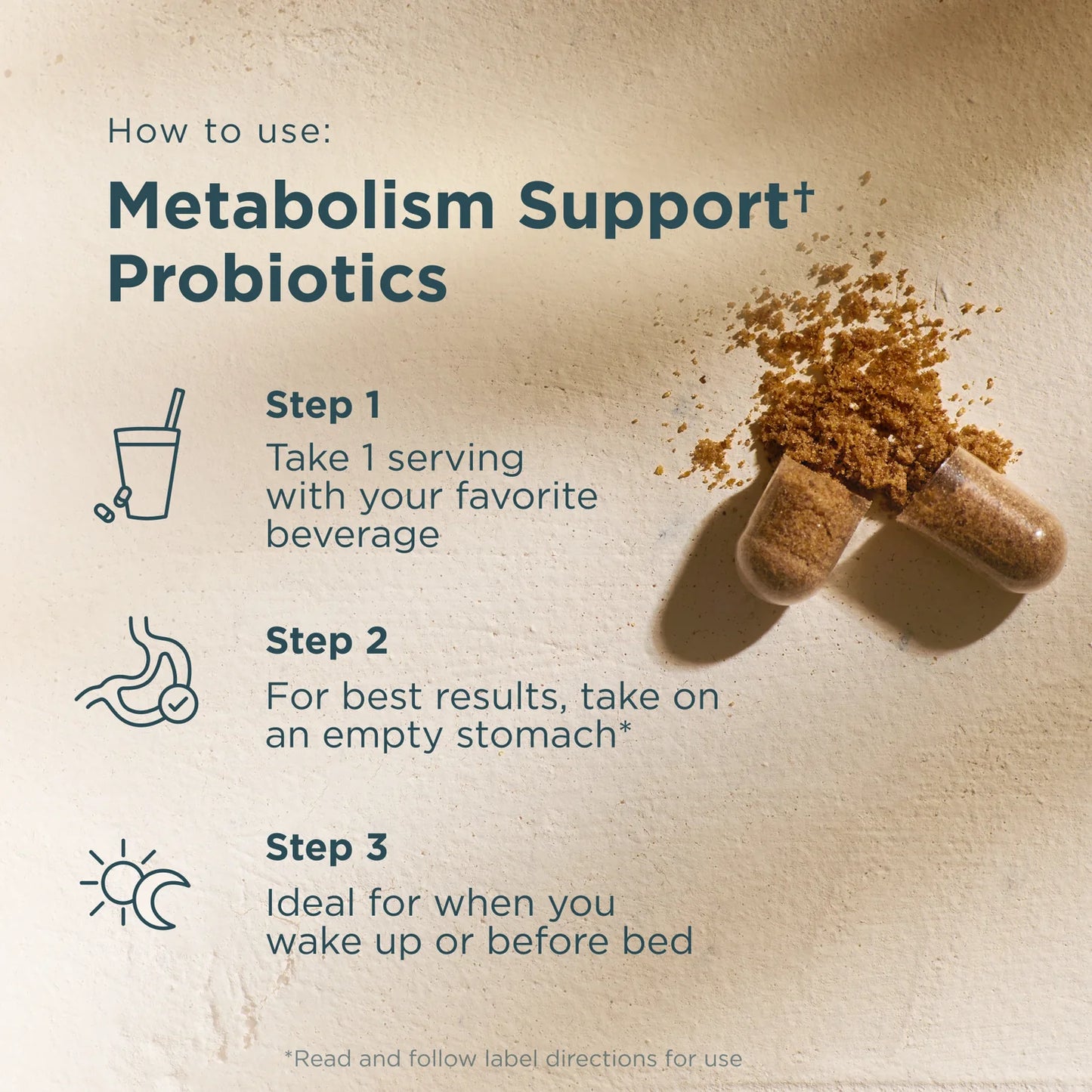 ANCIENT NUTRITION - Metabolism Support Probiotics - 60 Capsules