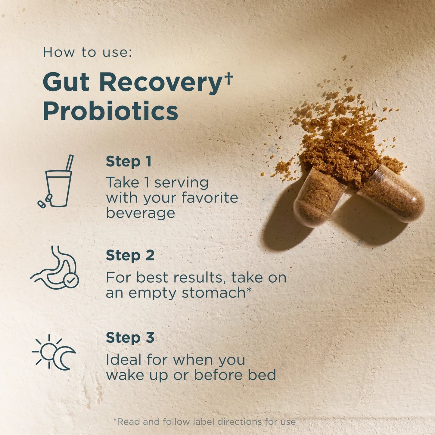 ANCIENT NUTRITION - Gut Recovery Probiotics - 60 Capsules