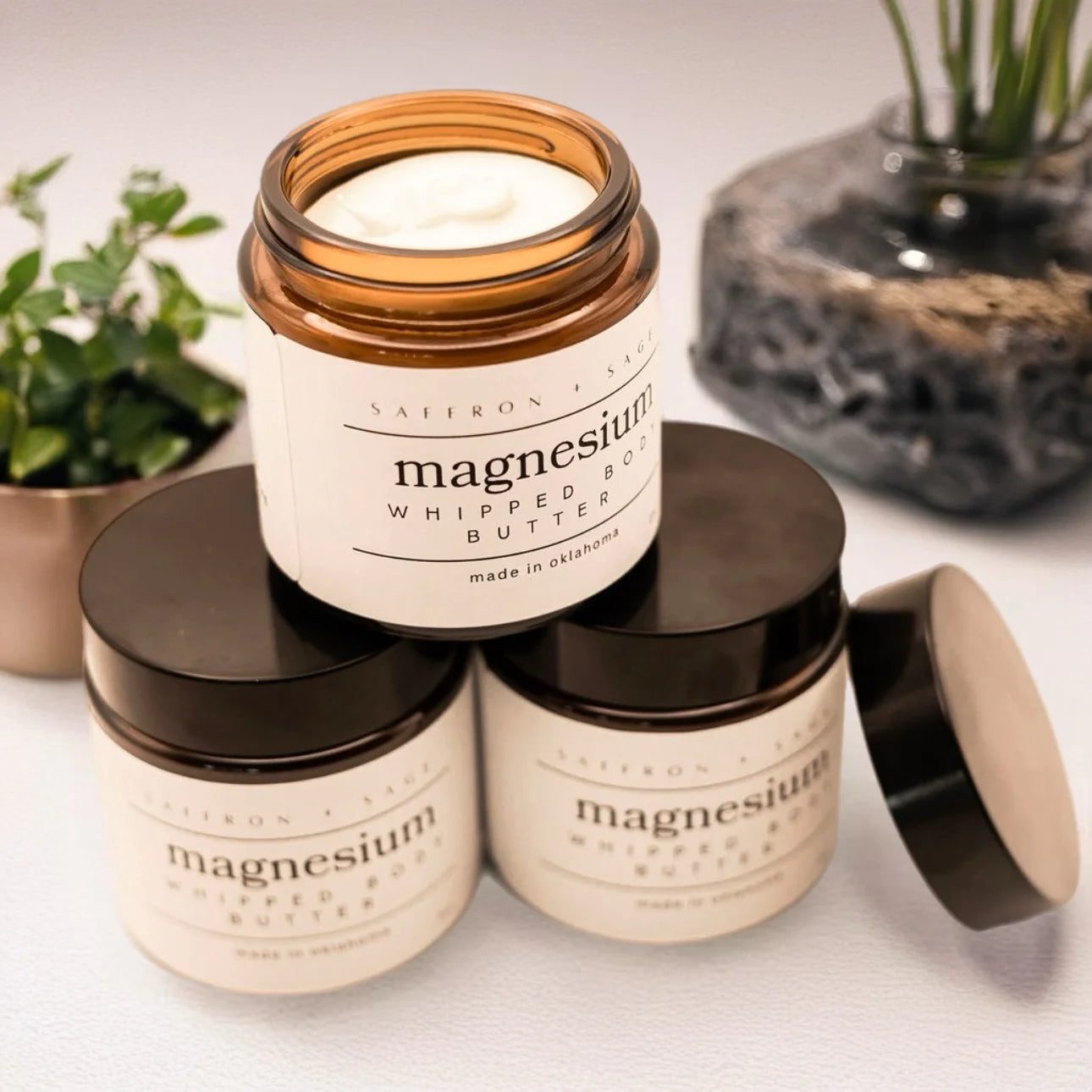 Saffron + Sage - Magnesium Body Butter