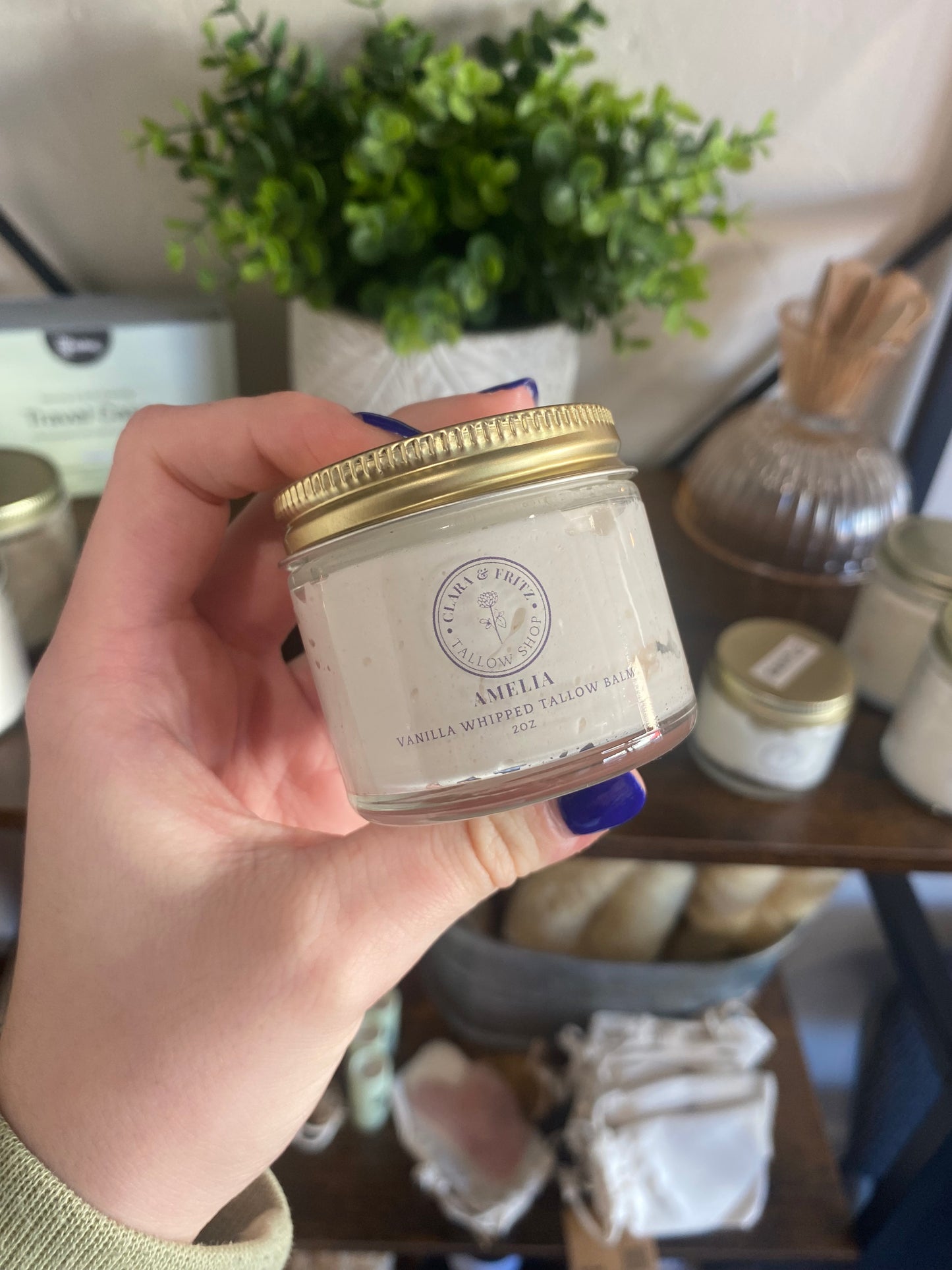 Clara & Fritz Amelia Vanilla Whipped Tallow Balm - 2oz