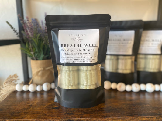 Saffron + Sage Eucalyptus & Menthol Shower Steamer