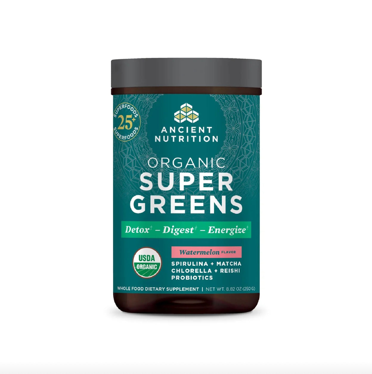 Ancient Nutrition - SUPER GREENS - Detox, Digest, Energize