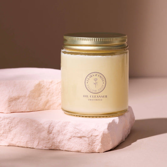 Clara & Fritz - Tallow-Based Oil Cleanser: Unscented 4 oz