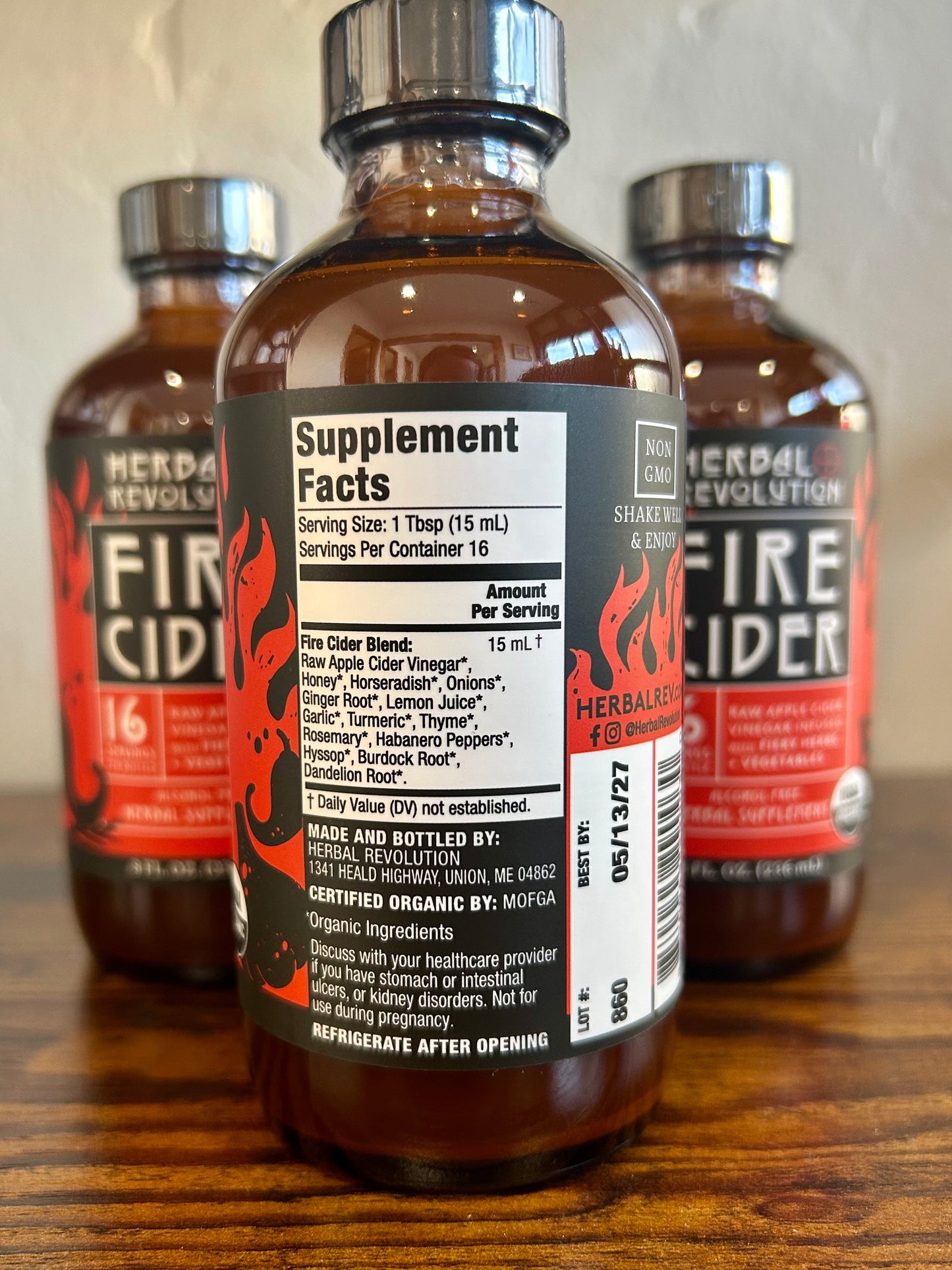 Herbal Revolution- Fire Cider: Allergy & Immunity Support 8oz