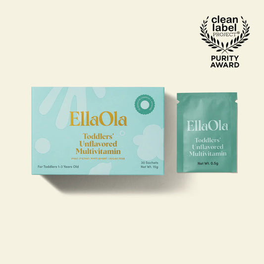 EllaOla - Toddlers Unflavored Multivitamin- Ages 1-3