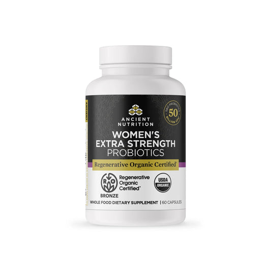ANCIENT NUTRITION - Women’s Extra Strength Probiotics - 60 Capsules