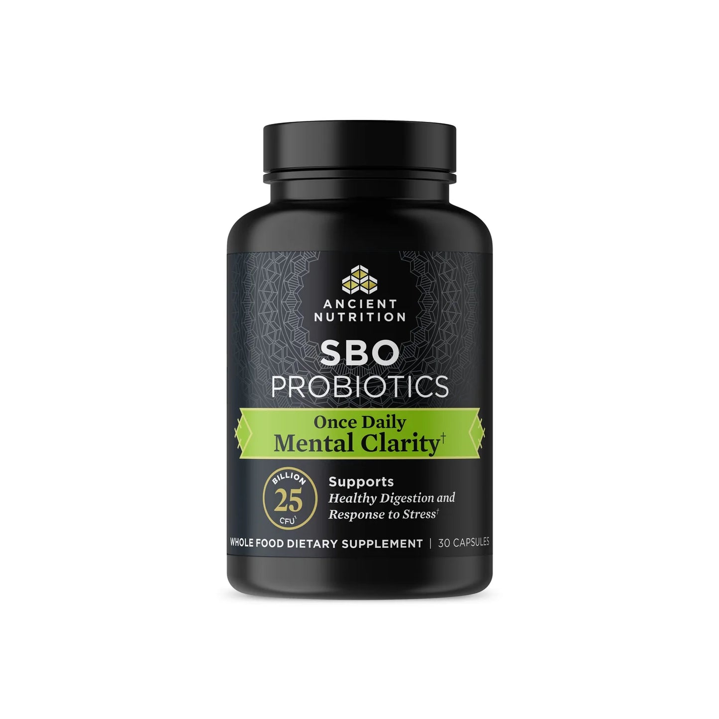 ANCIENT NUTRITION - SBO Probiotics - Once Daily Mental Clarity - 30 Capsules