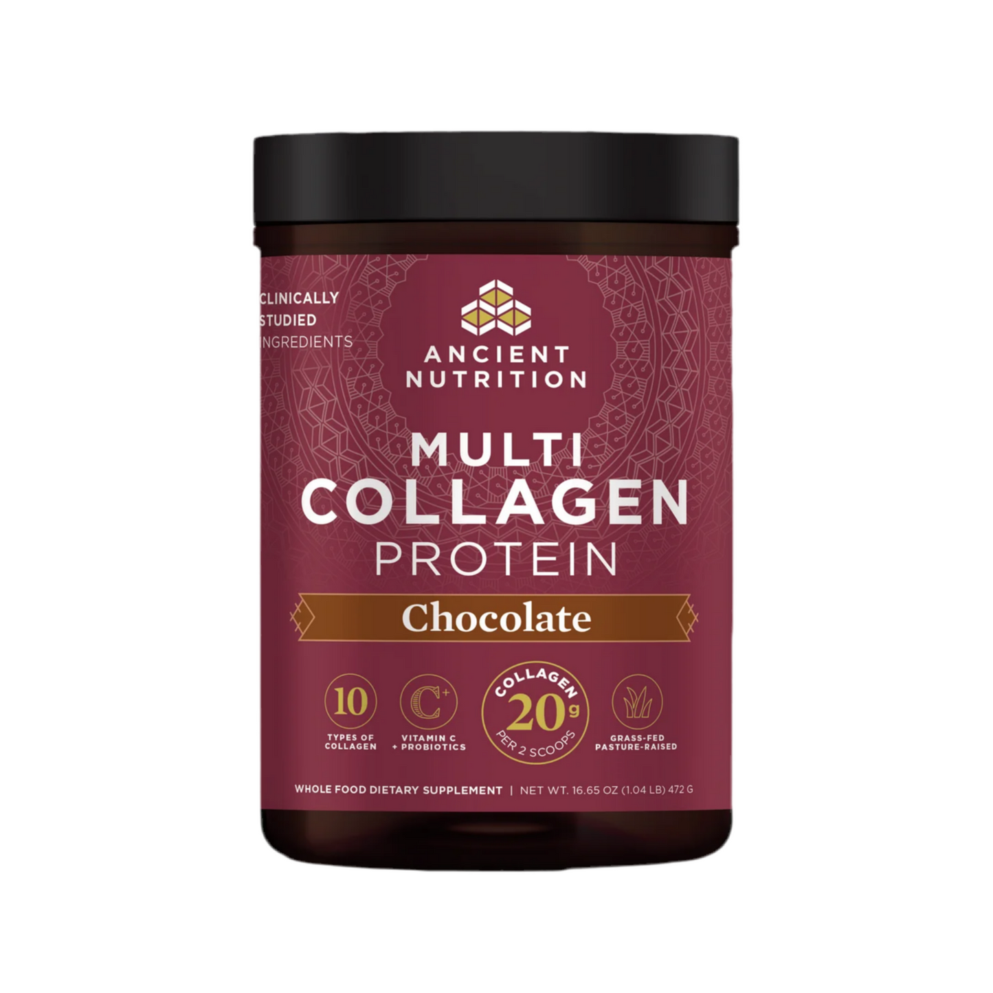 ANCIENT NUTRITION Multi Collagen Protein – Chocolate - 40 servings