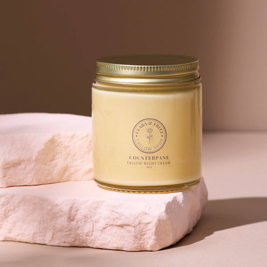 Clara & Fritz - Counterpane Tallow Night Cream: 4 oz
