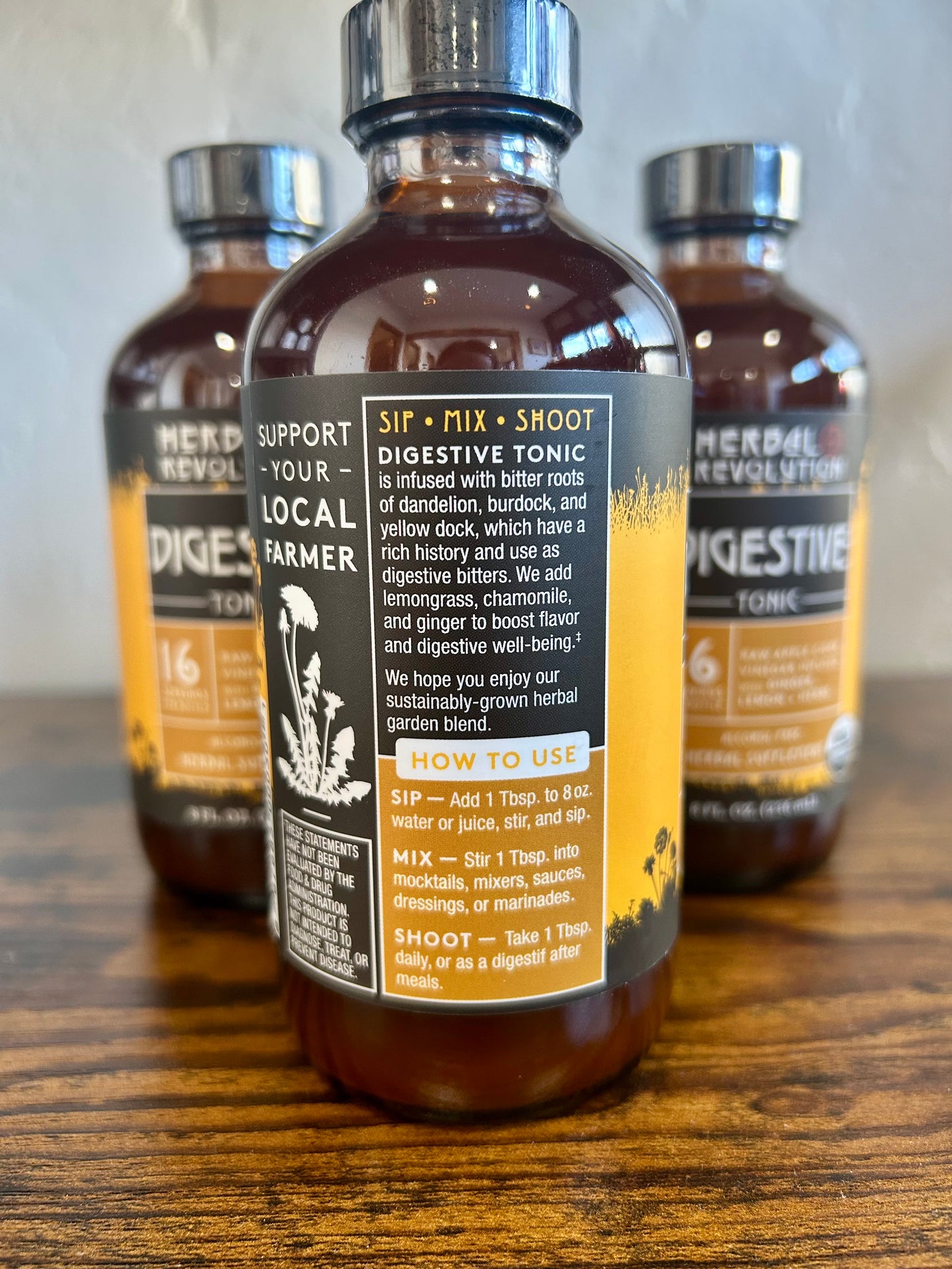 Herbal Revolution - Digestive Tonic: Digestion + Detox Support 8oZ