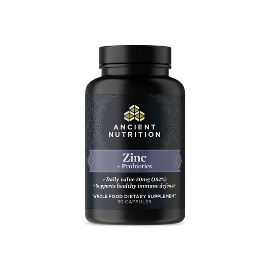 ANCIENT NUTRITION - Zinc - 30 Capsules