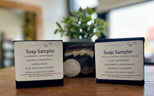 Saffron & Sage - Soap Sampler 5 piece set
