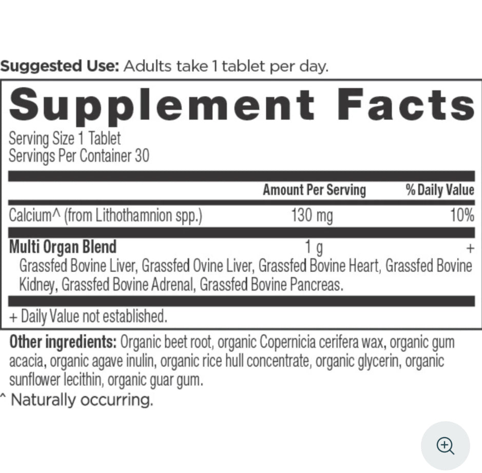 Ancient Nutrition - Beef Organ Blend
