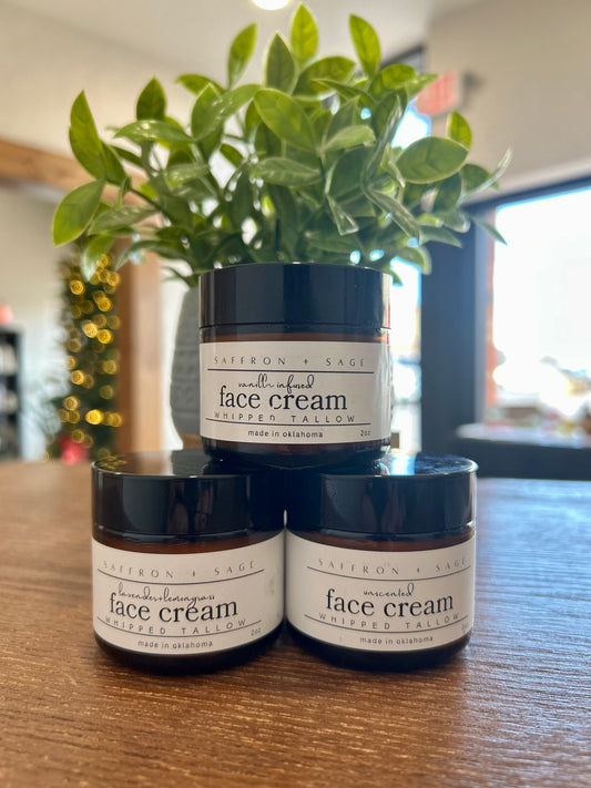 Saffron & Sage Whipped tallow Face Cream