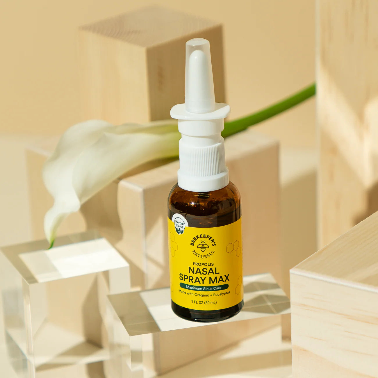 BEEKEEPERS NATURAL - Saline Nasal Spray Max - 1 fl oz