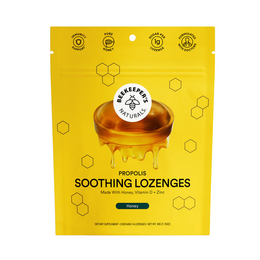 BEEKEEPERS NATURAL - Soothing Lozenges - Honey - 14 ct