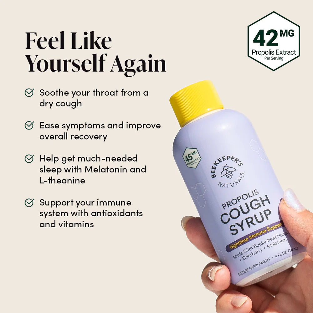 BEEKEEPERS NATURAL - Propolis Cough Syrup - Nighttime