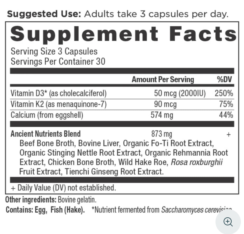 Ancient Nutrition - Calcium Supplement