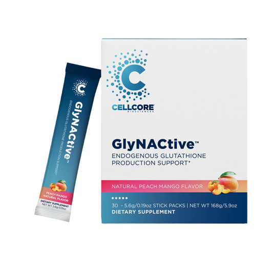 CELLCORE - GlyNactive - Peach Mango - 30 stick pack