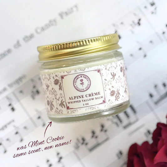 Clara & Fritz Alpine Crème Whipped Tallow Balm - 2oz