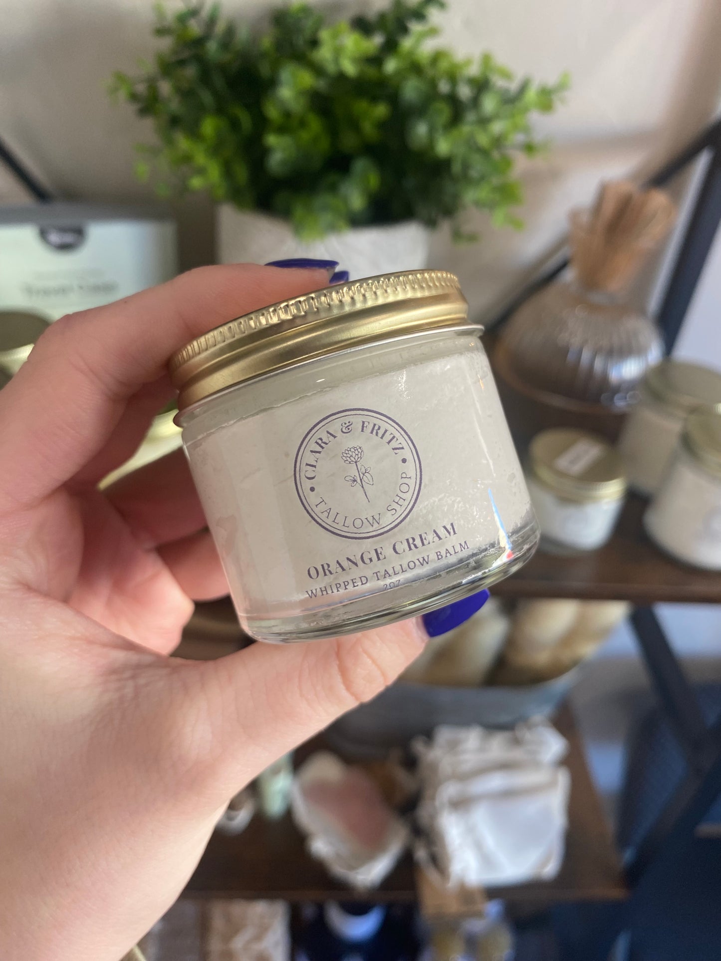 Clara & Fritz Orange Cream Whipped Tallow Balm - 2oz